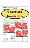Yahtzee Score Pad