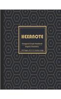 HEXANOTE - Hexagonal Graph Notebook Organic Chemistry: 142 Pages 8.5 X 11 Large Size: For drawing organic chemistry structures