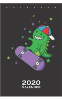 skatender Dino Kalender 2020