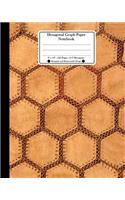Hexagonal Graph Paper Notebook. 8" x 10". 120 Pages. 0.5" Hexagons