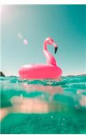 Flamingo Journal Notebook: Blank Lined Medium Ruled