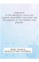 New Years Resolution Journal