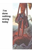 I've Done Nothing Wrong Today