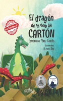 dragón de la cola de cartón