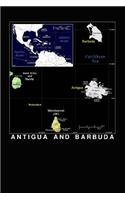 Color Map of Antigua and Barbuda Journal: Take Notes, Write Down Memories in this 150 Page Lined Journal