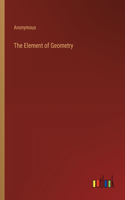 The Element of Geometry