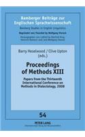 Proceedings of Methods XIII