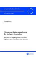 Telekommunikationsregulierung Der Naechsten Generation