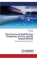 Structural and Multiferroic Properties of Pure and Re Doped Bifeo3