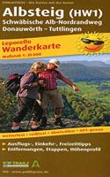 Albsteig (HW1), hiking map 1:35,000