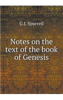 Notes on the text of the book of Genesis: (English)