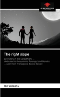 The right slope