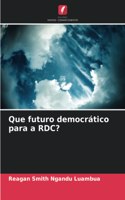 Que futuro democrático para a RDC?