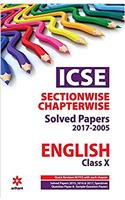 ICSE Chapterwise-Topicwise Solved Papers English Class 10th