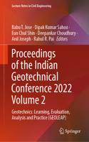 Proceedings of the Indian Geotechnical Conference 2022 Volume 2
