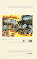 Vintage Lined Notebook Greetings from Ruidoso, New Mexico