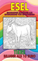 Einzigartige Malbücher zur Entspannung von Erwachsenen - Billiger als 10 Euro - Tiere - Esel