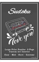 Sudoku: 2 Per Page - 202 FULL SIZE LARGE PRINT Easy to Extreme Puzzles, Rules & Solutions / Answers. Plenty of Margin Space. Beautiful Custom Design Interio(3 Sj31)