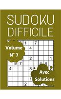 Sudoku Difficile (Volume 7): 100 Sudoku Difficile Pour Adultes, Gros Caractères, Sudoku 9x9 Niveau Difficile - Diabolique