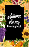 Autumn Scenes Coloring Book