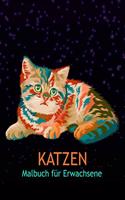 Katzen Malbuch für Erwachsene: stressabbauende Designs