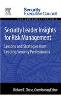 Security Leader Insights for Risk Management