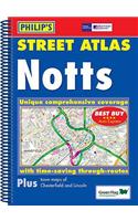 Philip's Street Atlas Nottinghamshire: (Philip's Street Atlas)