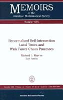 Renormalized Self-Intersection Local Times and Wick Power Chaos Processes