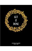 Get It Done Monthly Planner 2020-2021