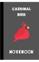 Cardinal Bird Notebook