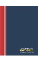 Amiesk Notebook - Dot Grid Notebook - 140 pages (7.44 x 9.69 inch)