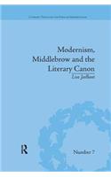 Modernism, Middlebrow and the Literary Canon