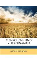 Menschen- Und Volkernamen