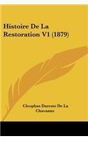 Histoire De La Restoration V1 (1879)