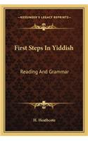 First Steps In Yiddish