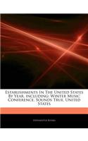 Articles on Establishments in the United States by Year, Including
