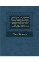 Stanzas on the Death of Oliver Cromwell