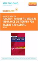 Fordney's Medical Insurance Dictionary for Billers and Coders - Elsevier eBook on Vitalsource (Retail Access Card)