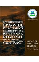Opportunities for EPA-Wide Improvements Identified During Review of a Regional Time and Materials Contract
