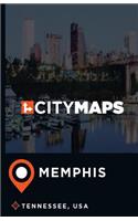 City Maps Memphis Tennessee, USA