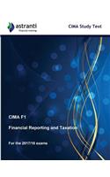 Cima F1 Financial Reporting and Taxation Study Text
