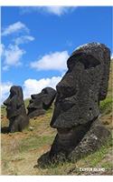 Easter Island: 6'' X 9'' Lined Notebook Top 100 Wonders of the World Coverwork Book, Planner, Journal, Diary 120 Pages