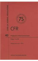 Code of Federal Regulations Title 40, Protection of Environment, Parts 149, 2013