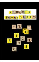 Scrabble Game Scoreboard Sheets