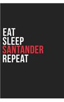 Eat Sleep Santander Repeat