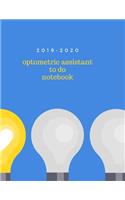Optometric Assistant To Do Notebook