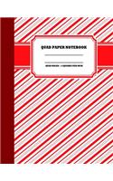 Quad Paper Notebook. Quad Ruled-4 Squares Per Inch