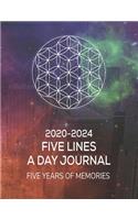 2020 - 2024 Five Lines A Day Five Year Journal
