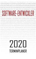 Software-Entwickler - 2020 Terminplaner: Kalender und Organisator für Software-Entwickler. Terminkalender, Taschenkalender, Wochenplaner, Jahresplaner, Kalender 2019 - 2020 zum Planen und O