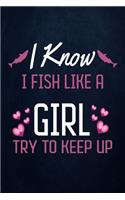 I know i fish like a girl try to keep up